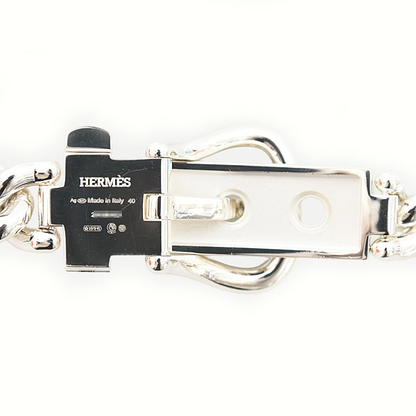 エルメス ネックレス レディース メンズ ブックルセリエ アンフレキシブル GM 刻印40 Ag925 シルバー HERMES 中古