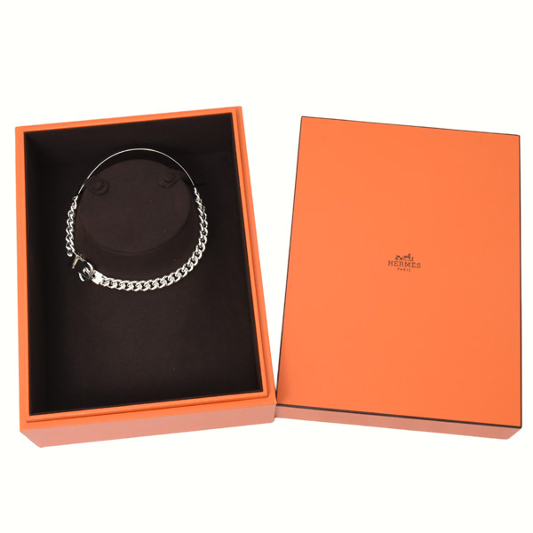 エルメス ネックレス レディース メンズ ブックルセリエ アンフレキシブル GM 刻印40 Ag925 シルバー HERMES 中古