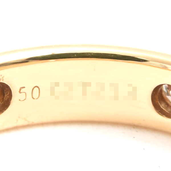 カルティエ 指輪 レディース ステラ 6Pダイヤモンド リング 50号 イエローゴールド Cartier 750YG 中古