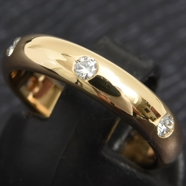 カルティエ 指輪 レディース ステラ 6Pダイヤモンド リング 50号 イエローゴールド Cartier 750YG 中古