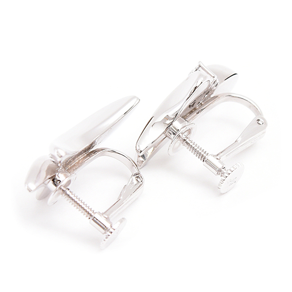 ジュネ イヤリング レディース ダイヤモンド イヤリング D0.20ct×2 ホワイトゴールド K18WG×K14WG Jeunet 中古