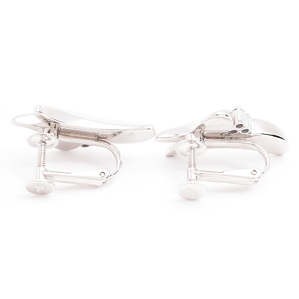 ジュネ イヤリング レディース ダイヤモンド イヤリング D0.20ct×2 ホワイトゴールド K18WG×K14WG Jeunet 中古