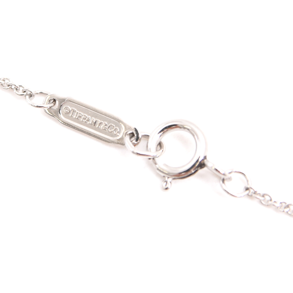 ティファニー ネックレス レディース ビクトリア ミディアム ダイヤモンド ネックレス プラチナ TIFFANY PT950 中古