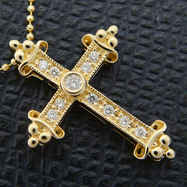 Justin Davis K18WG メディーバルクロスネックレス ジャスティン Brand Max】ルイヴィトン・ヴィトン・エルメス・シャネル・カルティエ