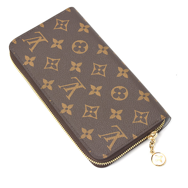 ルイヴィトン 財布 レディース モノグラムジッピーウォレット ファスナー長財布 アズールブルー Louis Vuitton M14815 未使用品