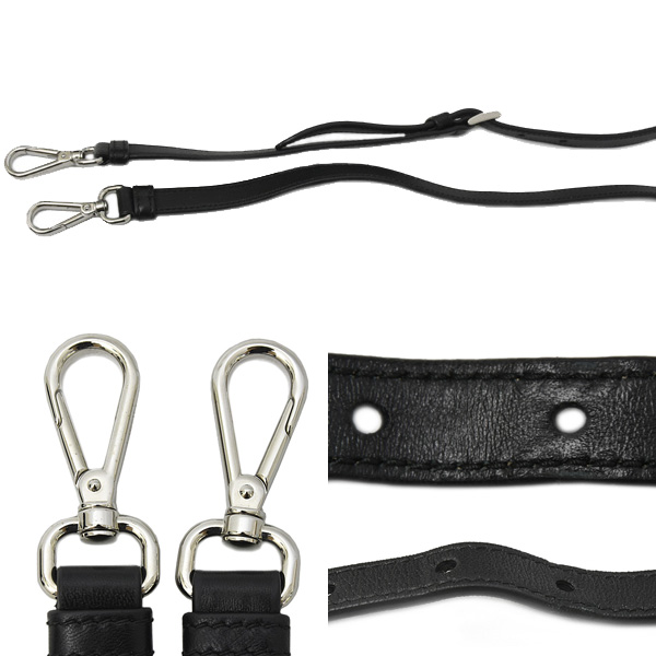 プラダ バッグ レディース ムーン パデッドナッパレザー バッグ 2WAY ショルダーバッグ ラムレザー ブラック PRADA 1BA381 中古