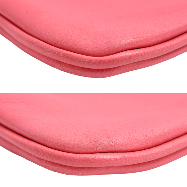 エルメス バッグ レディース サックアリーヌミニ ショルダーバッグ D刻印 ヴォースイフト ピンク HERMES 中古