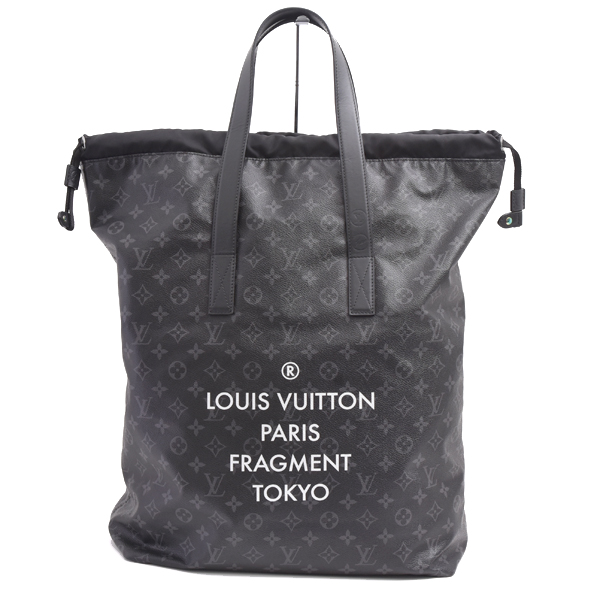 ルイヴィトン バッグ メンズ カバライト トートバッグ 藤原ヒロシ フラグメントデザイン モノグラムエクリプス M43417 Louis Vuitton 中古