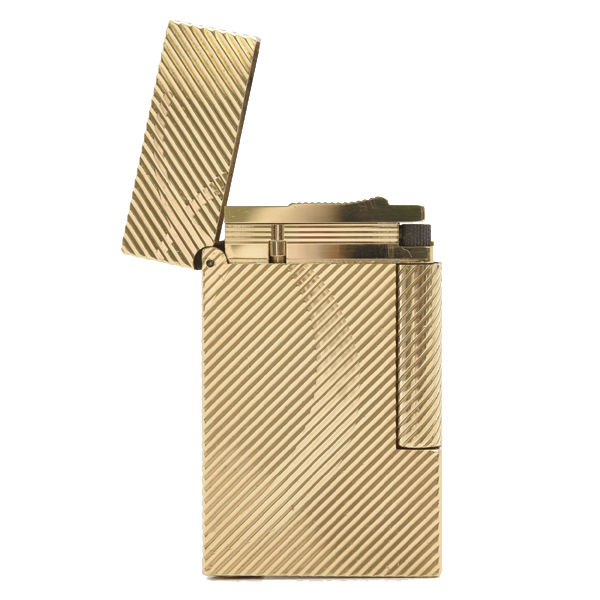 デュポン ライター メンズ レディース ローラガスライター ライン2 ゴールド S.T.Dupont 中古