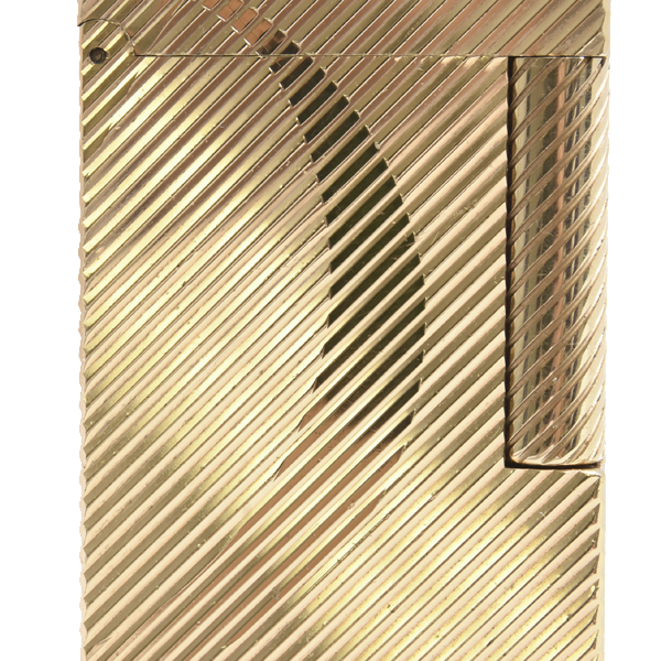 デュポン ライター メンズ レディース ローラガスライター ライン2 ゴールド S.T.Dupont 中古