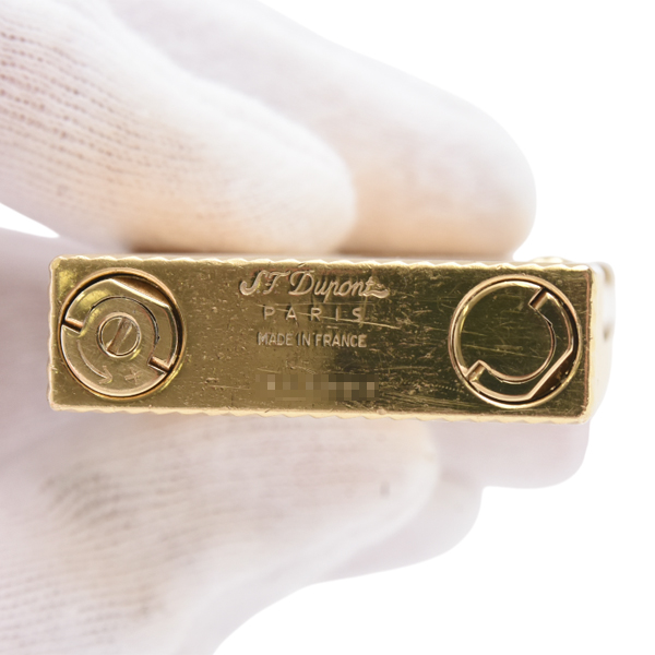 デュポン ライター メンズ レディース ローラガスライター ライン2 ゴールド S.T.Dupont 中古