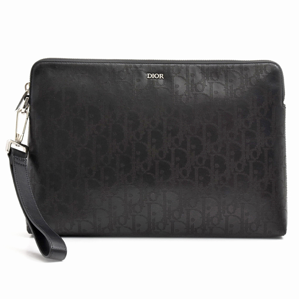 クリスチャンディオール バッグ メンズ オブリーク ギャラクシー クラッチバッグ Christian Dior 2ESCA251VPD 中古