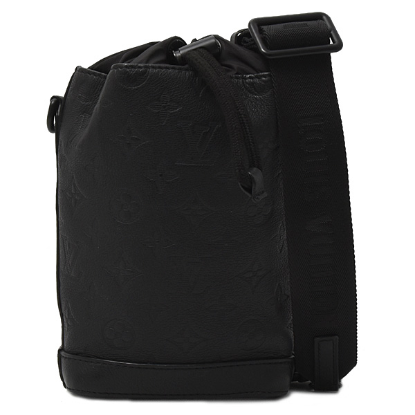 ルイヴィトン バッグ メンズ ノエ・スリング ショルダーバッグ ボディバッグ 巾着 モノグラムシャドウ Louis Vuitton M82248 中古
