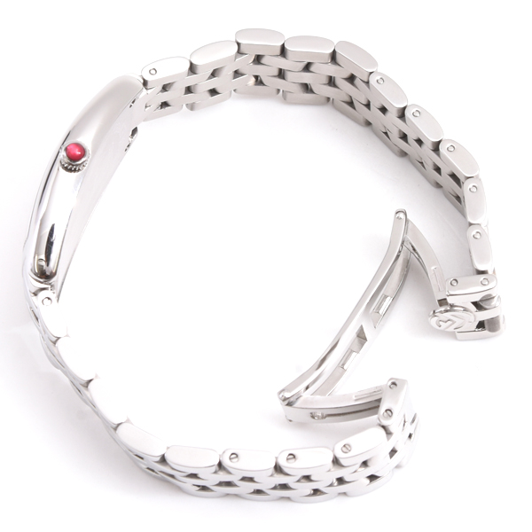 フランクミュラー 時計 レディース トノーカーベックス 電池式 ビンクギョーシェ ステンレス FRANCK MULLER 1752QZ ステンレス 中古