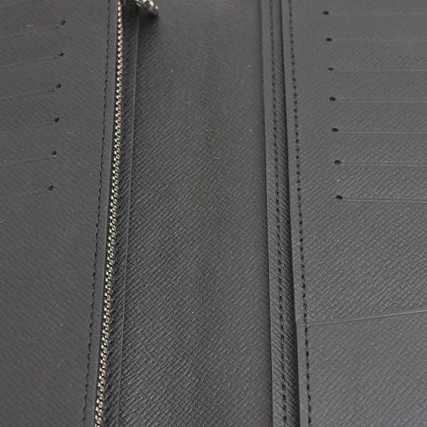 ルイヴィトン 財布 メンズ ポルトフォイユブラザ 二つ折り長財布 ダミエグラフィット ブラック Louis Vuitton N62665 中古