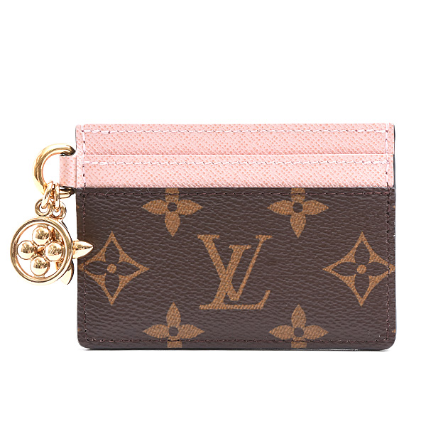 ルイヴィトン カードケース レディース モノグラム ポルト カルト・LV チャーム M82739 Louis Vuitton 中古
