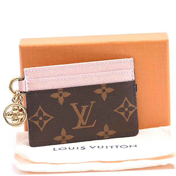 ルイヴィトン カードケース レディース モノグラム ポルト カルト・LV チャーム M82739 Louis Vuitton 中古