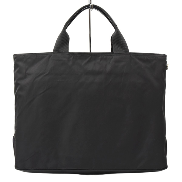 プラダ バッグ レディース メンズ トートバッグ ショルダーバッグ 2WAY ナイロン×レザー NERO PRADA 1BG867 中古