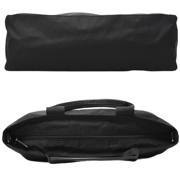 プラダ バッグ レディース メンズ トートバッグ ショルダーバッグ 2WAY ナイロン×レザー NERO PRADA 1BG867 中古