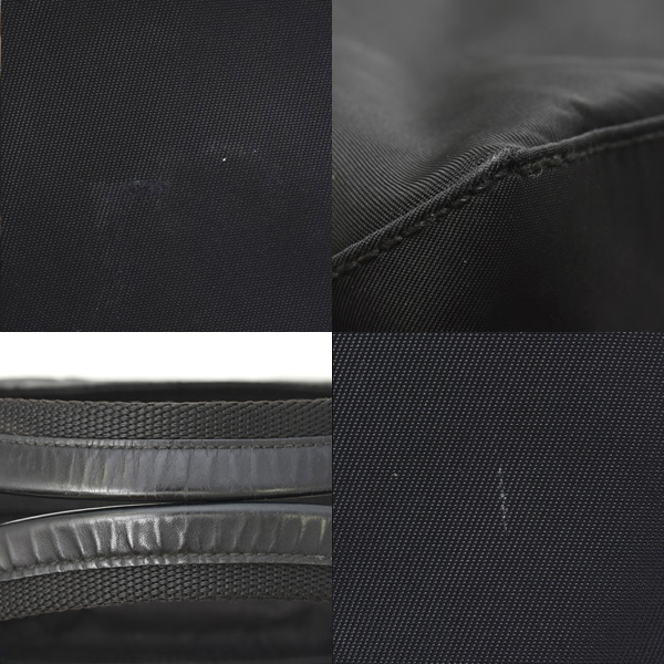 プラダ バッグ レディース メンズ トートバッグ ショルダーバッグ 2WAY ナイロン×レザー NERO PRADA 1BG867 中古