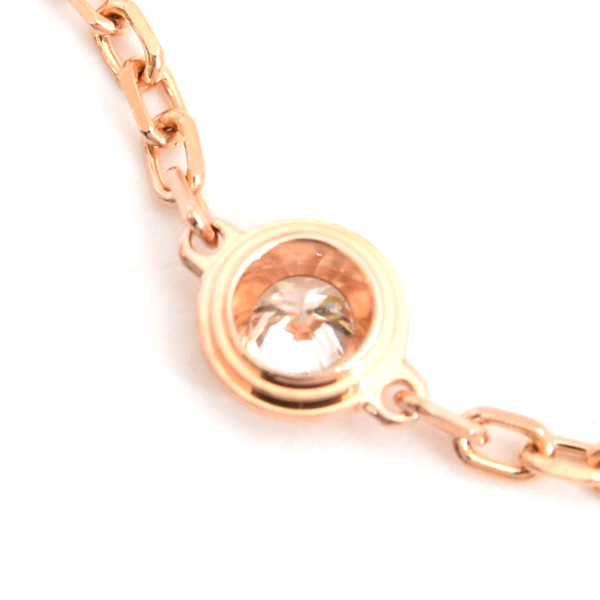 カルティエ ブレス レディース ディアマンレジェ ダムール SM ダイヤモンド ブレスレット ピンクゴールド Cartier 750PG 中古