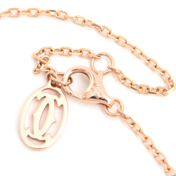 カルティエ ブレス レディース ディアマンレジェ ダムール SM ダイヤモンド ブレスレット ピンクゴールド Cartier 750PG 中古