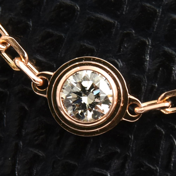 カルティエ ブレス レディース ディアマンレジェ ダムール SM ダイヤモンド ブレスレット ピンクゴールド Cartier 750PG 中古