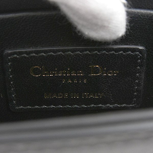 クリスチャンディオール バッグ レディース Dior 30 モンテーニュ ボックス ショルダーバッグ カーフスキン ブラック Christian Dior 中古