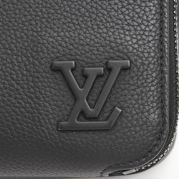 ルイヴィトン バッグ メンズ LVアエログラム アルファ ウェアラブルウォレット 2WAY ショルダーバッグ レザー ブラック Louis Vuitton M59161 中古