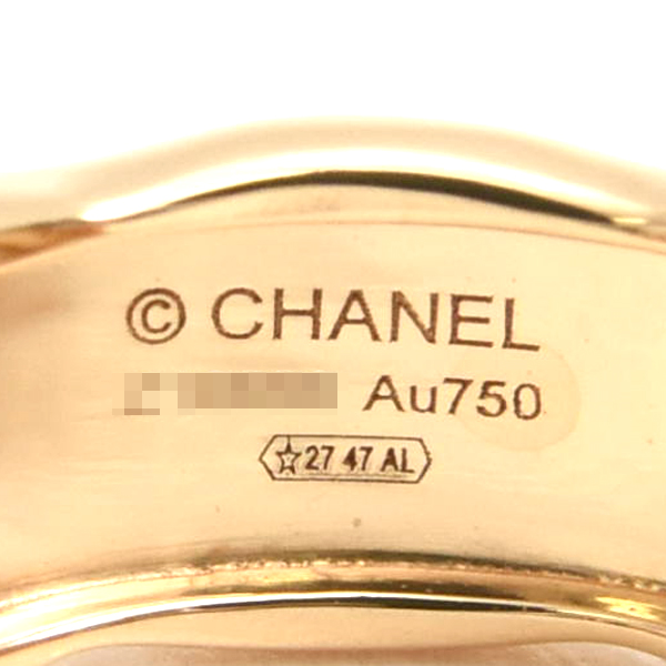 シャネル ピアス レディース ココクラッシュ フープ ピアス イエローゴールド CHANNEL 750YG 中古