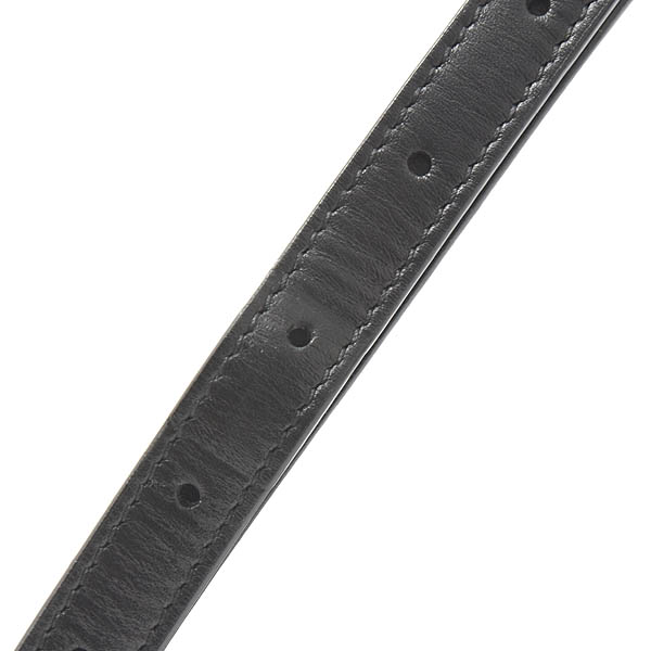 サンローラン バッグ レディース LE 5 A 7 ミニ バーティカル ショルダーバッグ レザー ブラック SAINT LAURENT 773995 中古