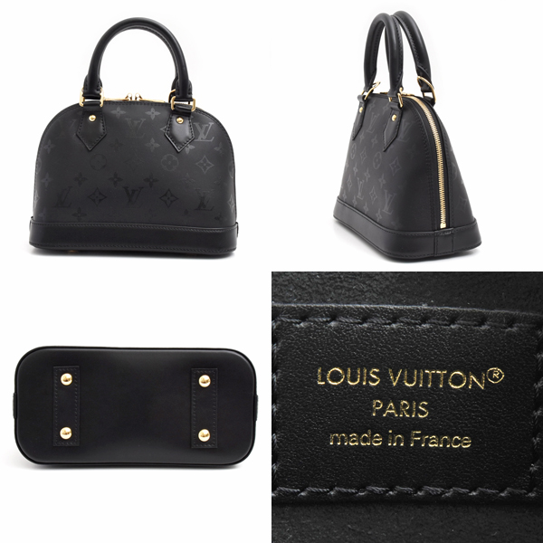 ルイヴィトン バッグ レディース モノグラムインク アルマBB ハンドバッグ ショルダーバッグ ボールドリーブラック M3A843 Louis Vuitton 未使用展示品