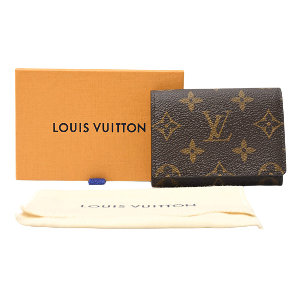 ルイヴィトン カードケース メンズ レディース カードケース アンヴェロップ カルト ドゥ ヴィジット モノグラム Louis Vuitton M63801 未使用展示品