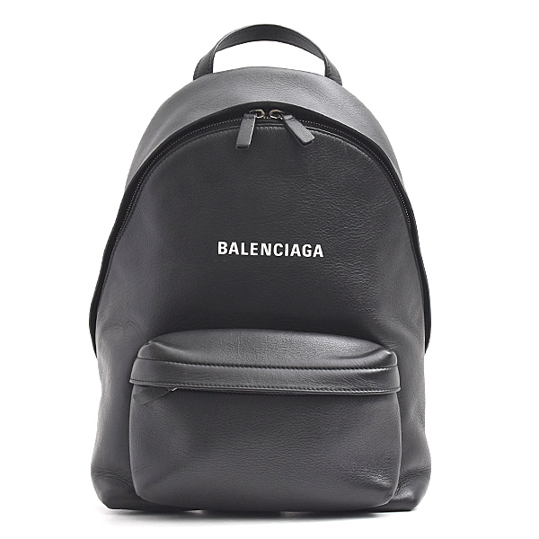 バレンシアガ バッグ メンズ レディース エブリデイ バックパック リュック レザー ブラック BALENCIAGA 552379 中古