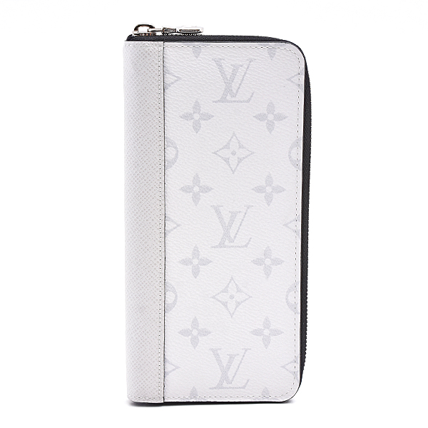 ルイヴィトン 財布 メンズ タイガラマ ジッピーウォレット ヴェルティカル 縦型 ロングウォレット ホワイト Louis Vuitton M30446 中古