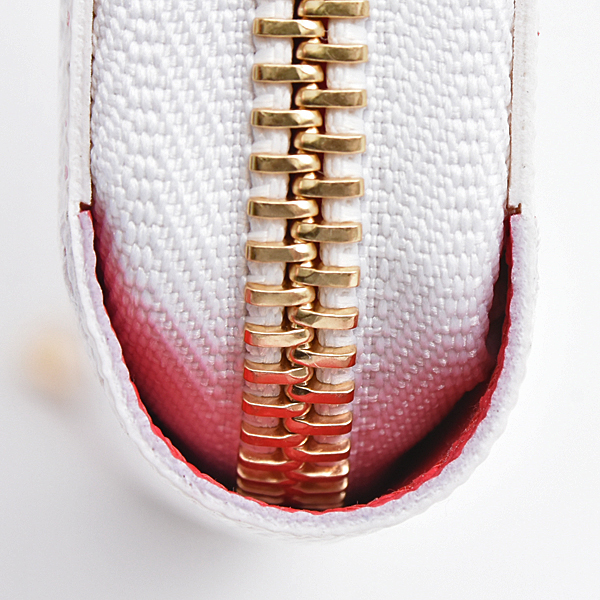 ルイヴィトン 財布 レディース モノグラム LV×TM ジッピーウォレット チェリー ホワイト レッド Louis Vuitton M14240 未使用展示品