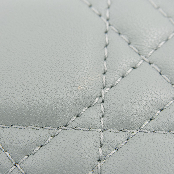 クリスチャンディオール バッグ レディース カナージュ レディディオール フォンホルダー ラムスキン ブルーグレー系 Christian Dior S0872ONMJ 中古