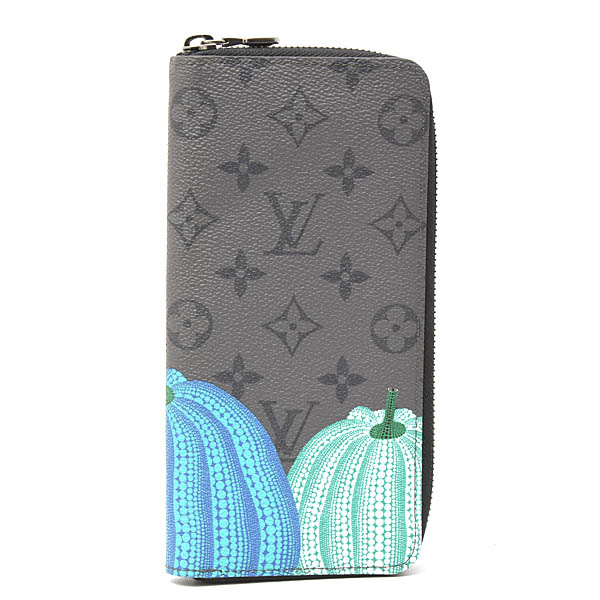 ルイヴィトン 財布 メンズ モノグラムエクリプス リバース LV×YK ジッピーウォレットヴェルティカル Louis Vuitton M81971 中古