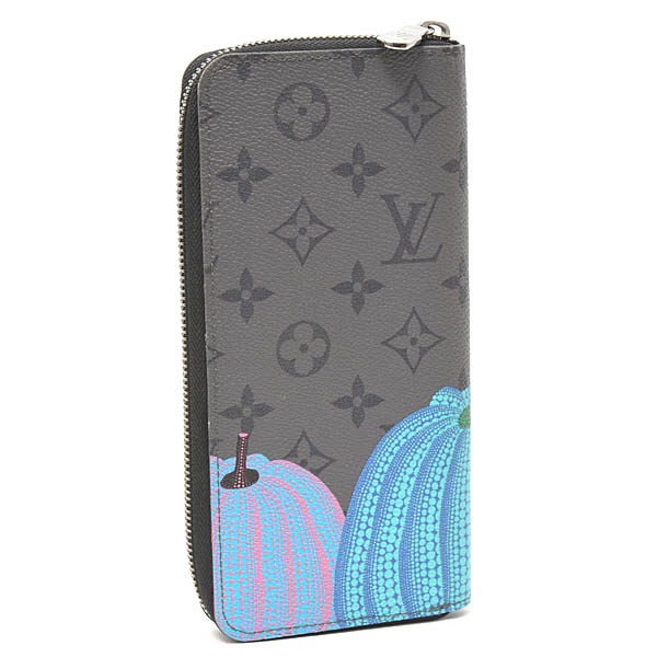 ルイヴィトン 財布 メンズ モノグラムエクリプス リバース LV×YK ジッピーウォレットヴェルティカル Louis Vuitton M81971 中古