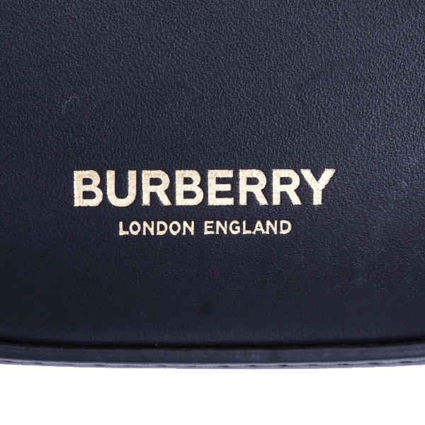 バーバリー バッグ レディース オリンピア チェーン ショルダーバッグ カーフ ブラック BURBERRY 中古