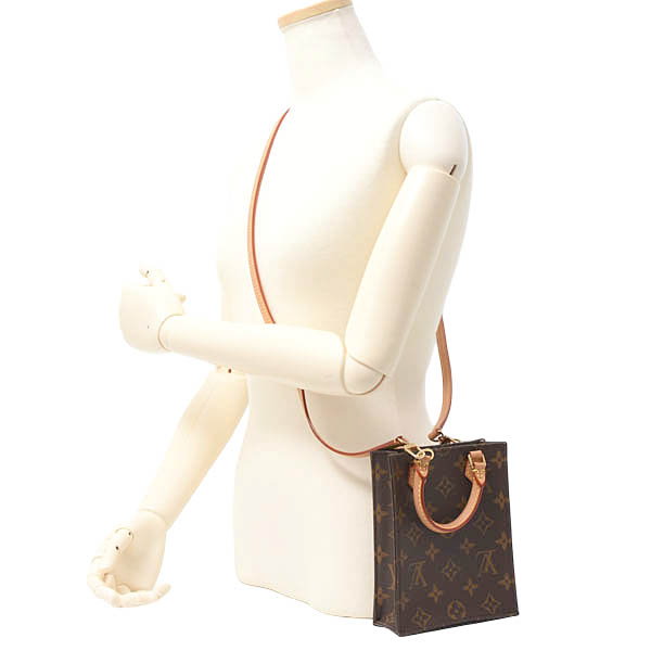 ルイヴィトン バッグ レディース モノグラム プティットサックプラ ショルダーバッグ Louis Vuitton M81295 中古