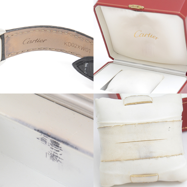 カルティエ 時計 レディース ロンドソロ SM 電池式 シルバー文字盤 ステンレス Cartier SS W6700155 中古