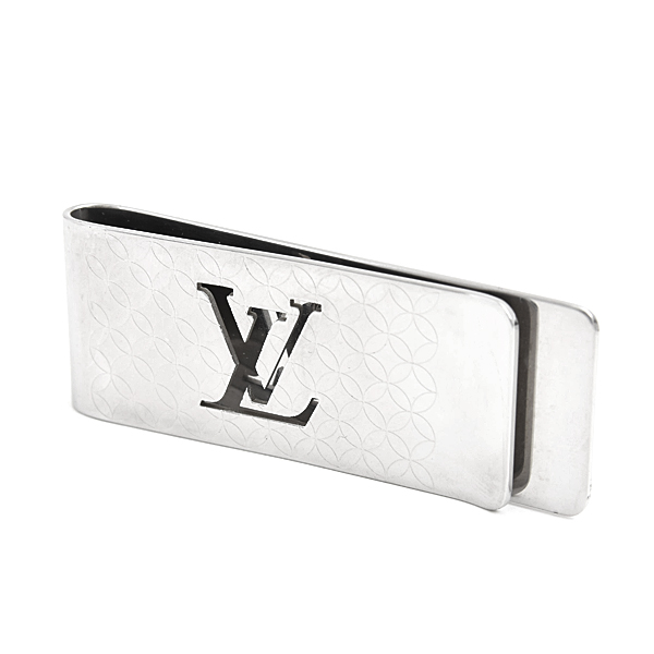 ルイヴィトン マネークリップ メンズ ビルクリップ シャンゼリゼ パンスビエ 札ばさみ ステンレススチール Louis Vuitton M65041 SS 中古