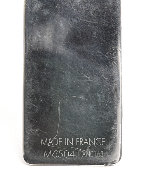 ルイヴィトン マネークリップ メンズ ビルクリップ シャンゼリゼ パンスビエ 札ばさみ ステンレススチール Louis Vuitton M65041 SS 中古