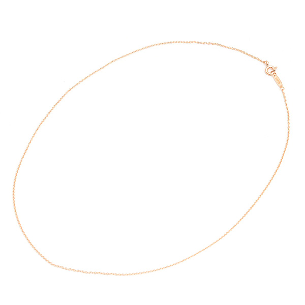 ティファニー ネックレス レディース チェーン ネックレス ピンクゴールド TIFFANY 750PG 中古