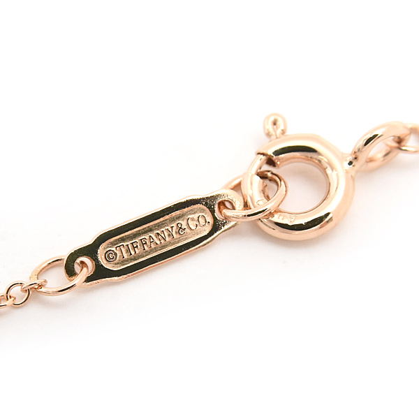 ティファニー ネックレス レディース チェーン ネックレス ピンクゴールド TIFFANY 750PG 中古