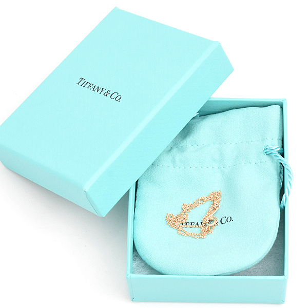 ティファニー ネックレス レディース チェーン ネックレス ピンクゴールド TIFFANY 750PG 中古