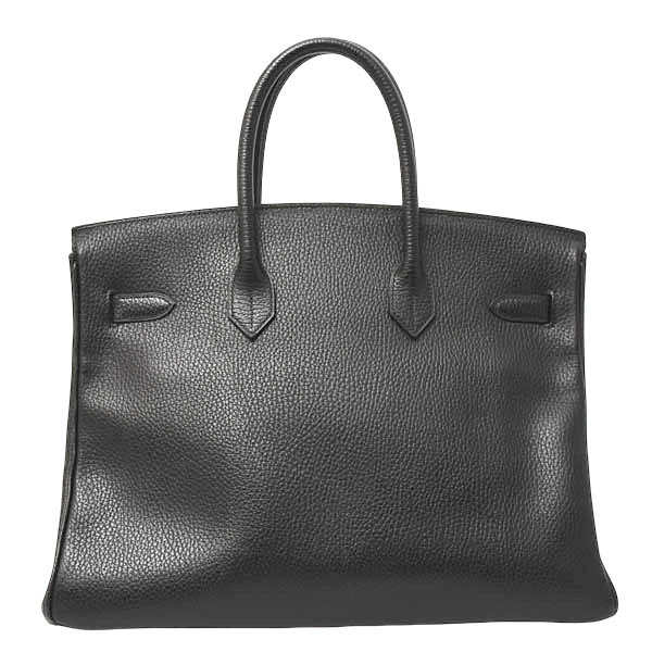 エルメス バッグ レディース バーキン35 ハンドバッグ アルデンヌ ブラック ゴールド金具 □A刻 エルメスリペア済 HERMES 中古