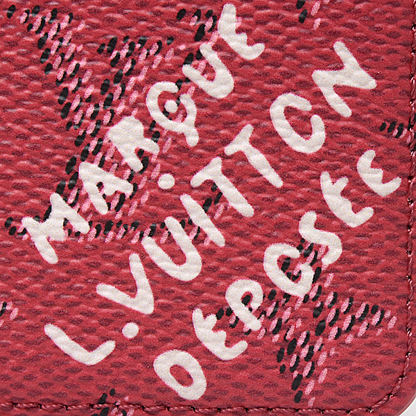 ルイヴィトン カードケース メンズ レディース ポルトカルト マグネット モノグラムヘリテージ ローズ ポンディシェリー Louis Vuitton M26944 中古