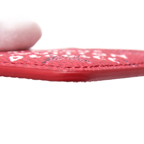 ルイヴィトン カードケース メンズ レディース ポルトカルト マグネット モノグラムヘリテージ ローズ ポンディシェリー Louis Vuitton M26944 中古